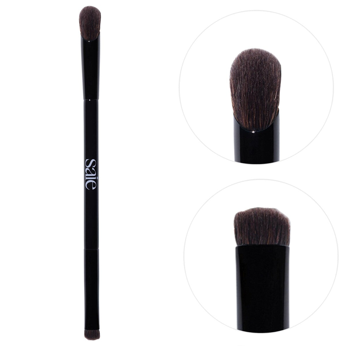 The Double-Ended Eyeshadow Brush de Saie